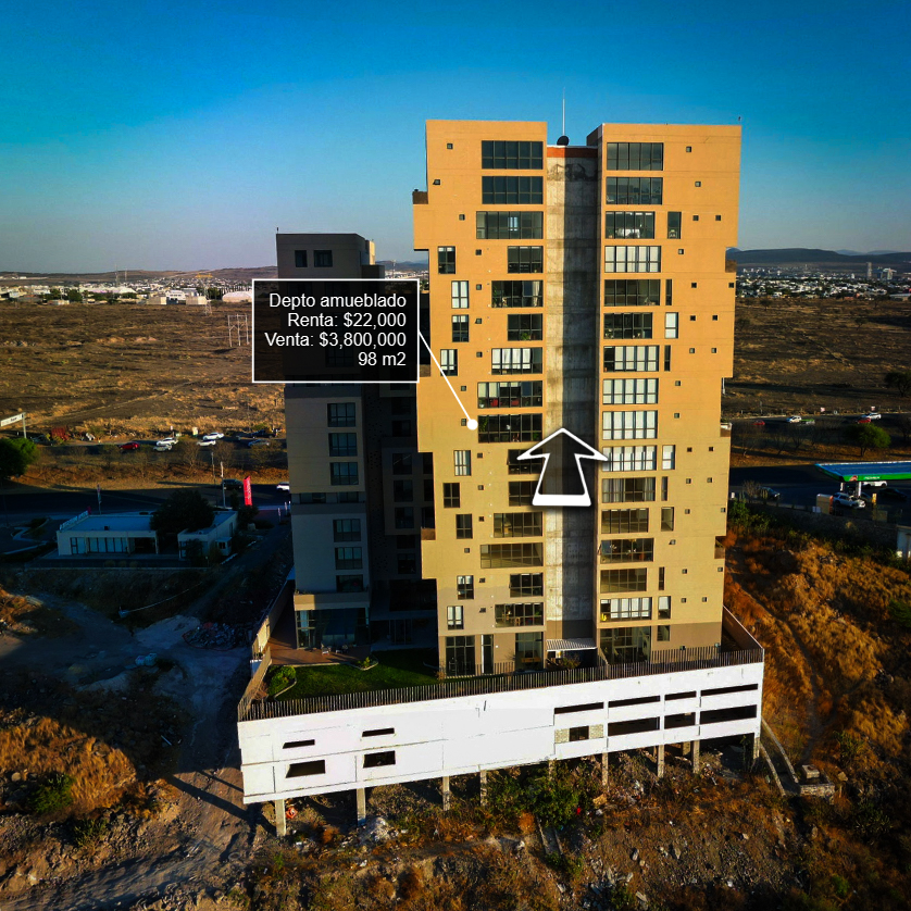 renta o venta departamento amueblado en querétaro méxico , por Carlos Esparza Ramon